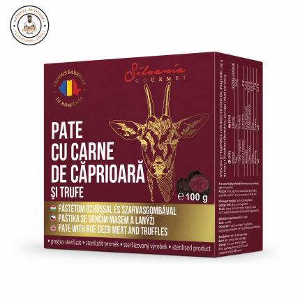 pate cu carne de caprioara si trufe