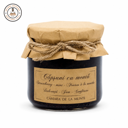 Dulceata de capsuni cu menta