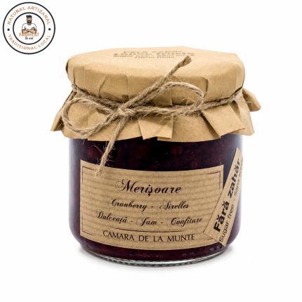 Dulceață de merișoare fără zahăr adăugat