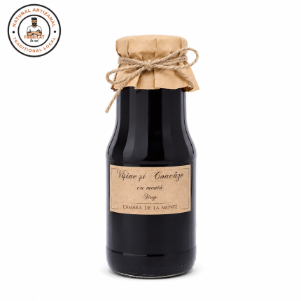 Sirop de visine si coacaze cu menta