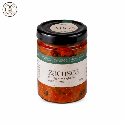 Zacusca cu legume si ghebe usor picanta