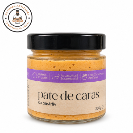 Pate de caras cu pastrav
